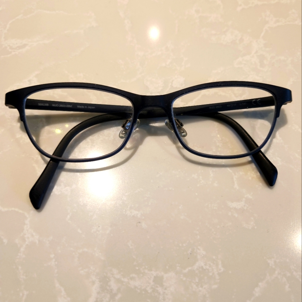 MAUI JIM MJO2603-08M Matte Blue Eyeglasses Frames Made In Japan sz 49-17-147